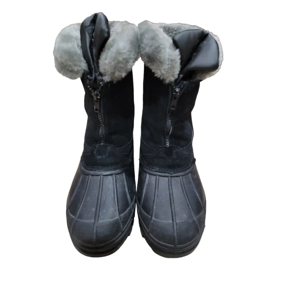 Itasca Tahoe Women's Black Thermolite Waterproof Winter Snow Rain Boots‎ Size 9